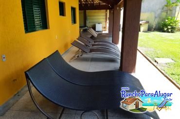 Rancho Anaconda para Alugar em Miguelopolis - Varanda na Casa