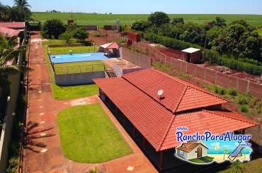 Rancho São Miguel À Venda em Miguelopolis - Vista Aérea do Rancho