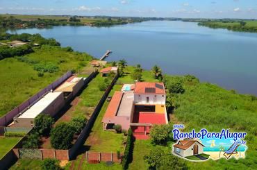 Rancho Estância do Angá para Alugar em Miguelopolis - Vista Aérea do Rancho