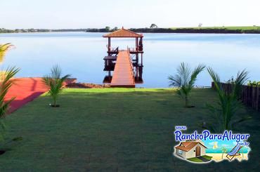 Rancho do Patrão 2 para Alugar em Miguelopolis - Vista da Piscina para o Píer