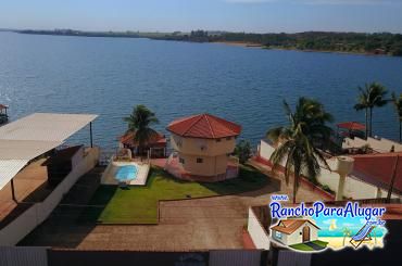 Rancho Quiosque para Alugar em Miguelopolis - Vista Aérea do Rancho