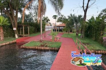 Rancho Top 10 para Alugar em Miguelopolis - Vista do Pier para o Rancho