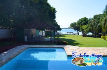 Rancho Viva para Alugar em Miguelopolis - Piscina com Prainha