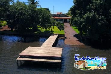 Rancho Nakamura para Alugar em Miguelopolis - Vista do Rio para o Píer