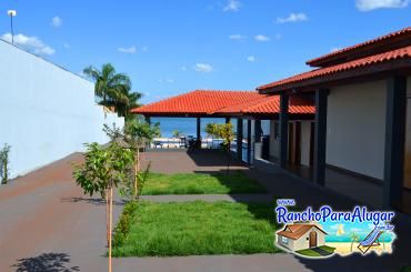 Rancho do Filé para Alugar em Miguelopolis - Vista das Suites para a Varanda