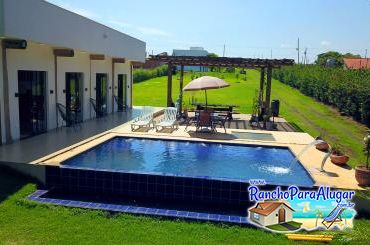 Rancho Quinta do Sol para Alugar em Miguelopolis - Piscina com Borda Infinita