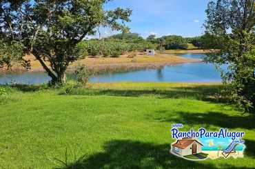 Rancho Delfinópolis para Alugar em Delfinopolis - Vista da Piscina para o Rio