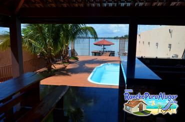 Rancho Show Barbosa 2 para Alugar em Miguelopolis - Vista da Varada para a Piscina