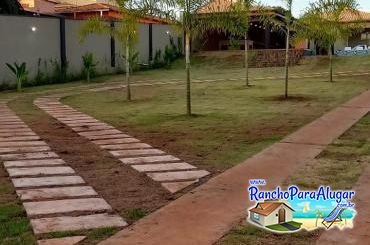 Rancho Recanto das Palmeiras 2 para Alugar em Miguelopolis - Vista do Rio para o Rancho