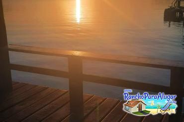 Rancho Recanto Dorotheo para Alugar em Miguelopolis - Vista do Pier para o Rio