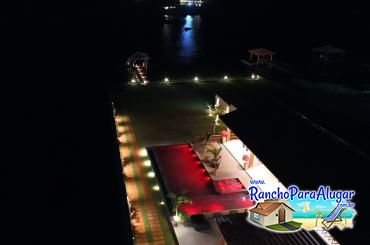 Rancho Paraná para Alugar em Miguelopolis - Piscina Iluminada