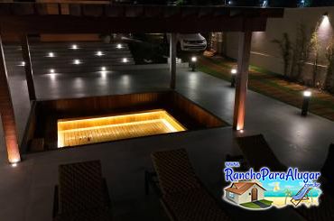 Rancho Paraná para Alugar em Miguelopolis - Lounge Iluminado