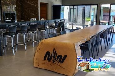 Rancho Camarote para Alugar em Miguelopolis - Cozinha Gourmet