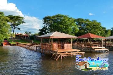 Rancho Diamante para Alugar em Miguelopolis - Pier com Quiosque