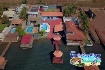 Rancho do Vô para Alugar em Miguelopolis - Vista Aérea do Rancho