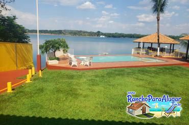 Rancho Recreio 3 para Alugar em Miguelopolis - Vista da Casa para o Rio