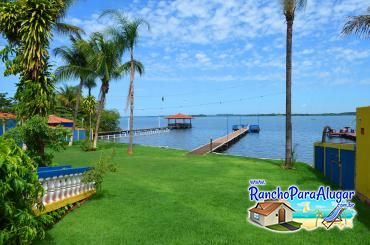 Rancho Recreio 2 para Alugar em Miguelopolis - Vista da Piscina para o Píer