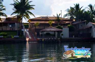 Rancho Meirival 2 para Alugar em Miguelopolis - Vista do Rio para o Rancho