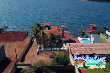 Rancho Castelinho para Alugar em Miguelopolis - Vista Aérea do Rancho