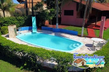 Rancho Dois Irmãos para Alugar em Miguelopolis - Piscina com Escorregador